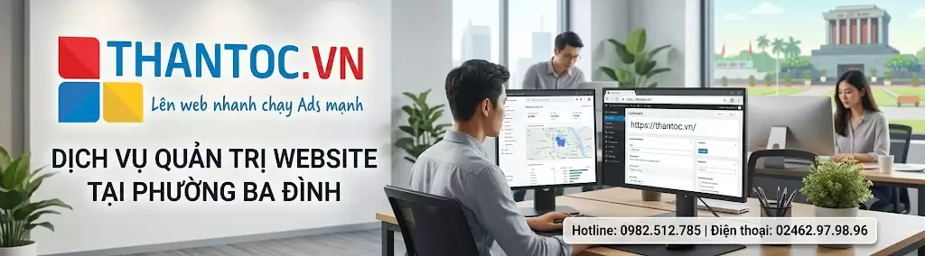 Quản Trị Website Tại Phường Ba Đình