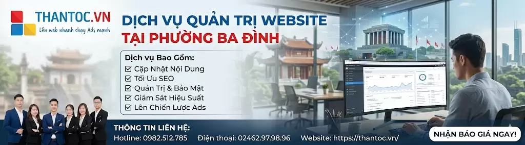 Quản Trị Website Tại Phường Ba Đình