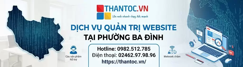 Quản Trị Website Tại Phường Ba Đình