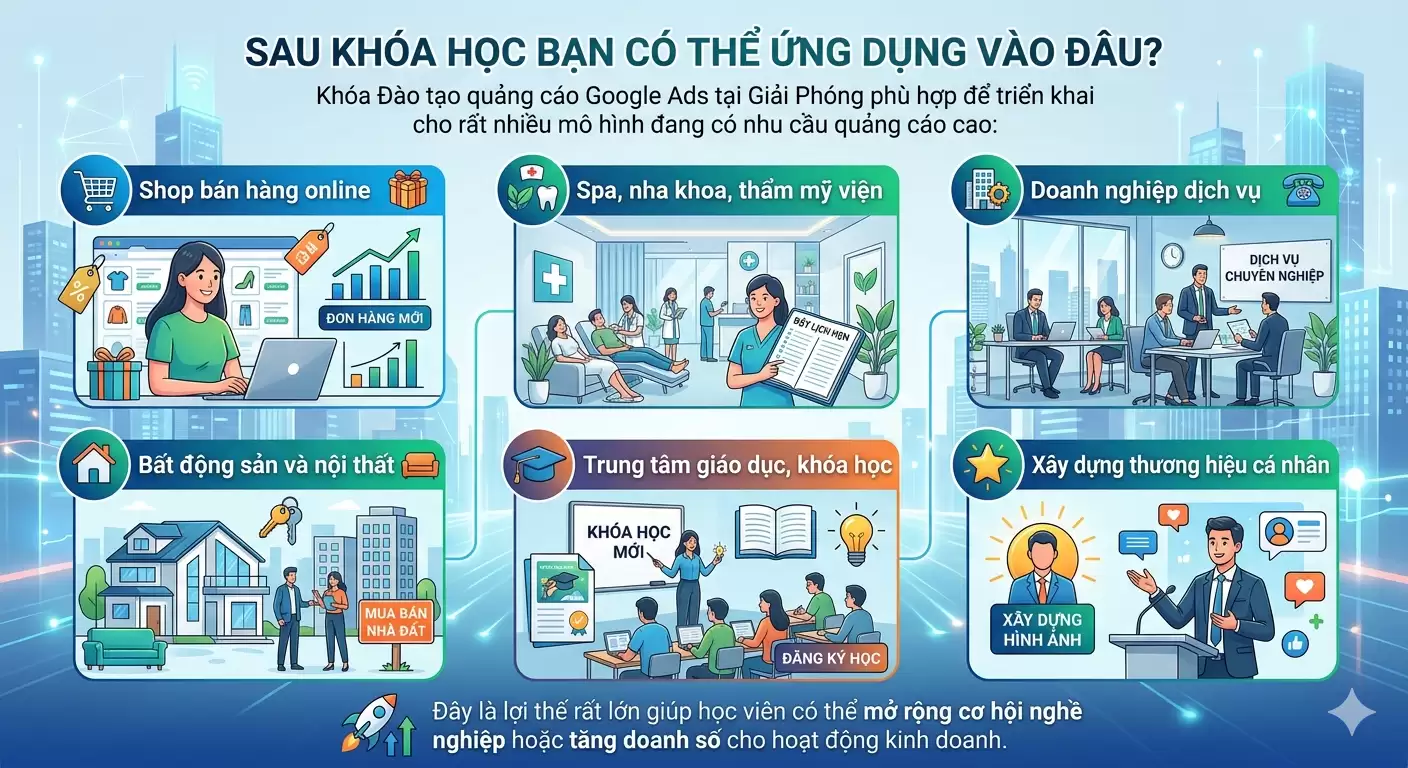 Thành Thạo Google Ads Chỉ Sau Một Lộ Trình Thực Chiến Tại Giải Phóng – Việt Tâm Đức