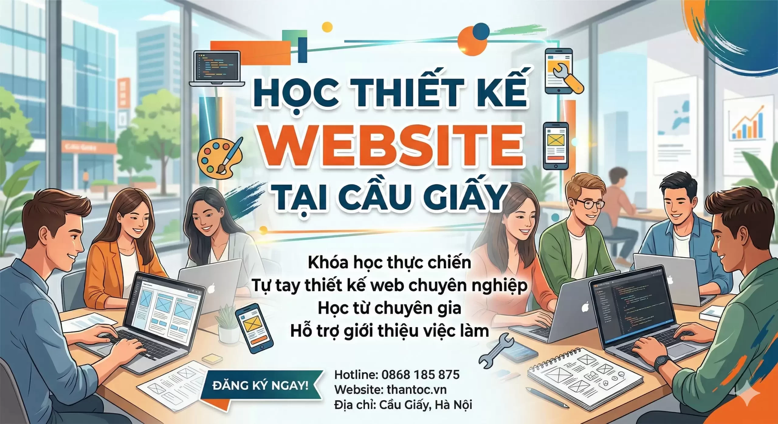 HỌC THIẾT KẾ WEBSITE TẠI CẦU GIẤY