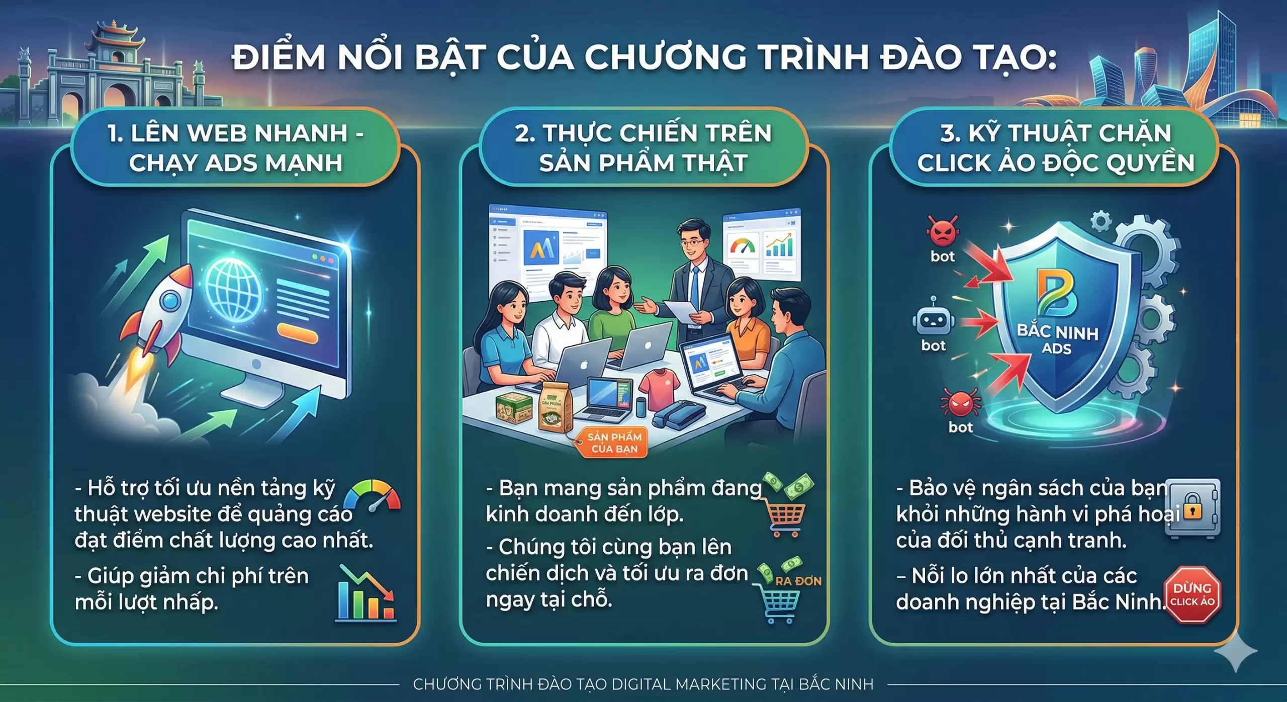 Khóa Học Google Ads Tại Bắc Ninh – Thực Chiến Tăng Đơn Cùng Thần Tốc VN