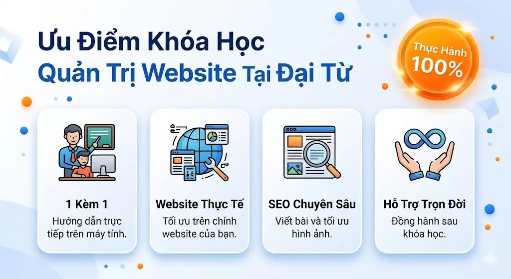 Khóa Học Quản Trị Website Tại Đại Từ