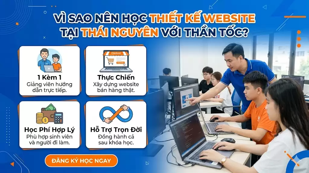 Khóa Học Thiết Kế Website Tại Thái Nguyên