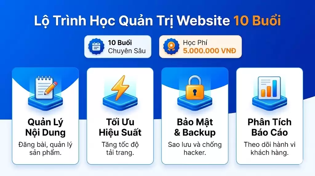 Khóa Học Quản Trị Website Tại Đại Từ