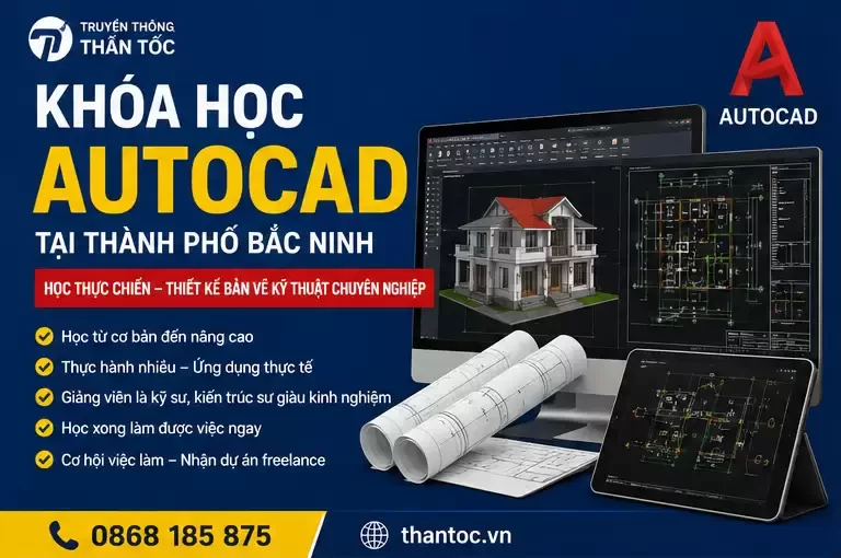 Khóa Học AutoCAD Tại Thành Phố Bắc Ninh