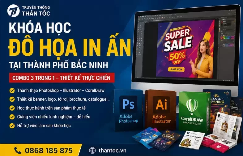 Khóa Học Đồ Họa In Ấn Tại Thành phố Bắc Ninh