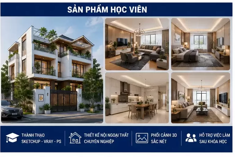 Khóa Học SketchUp Tại Từ Sơn Bắc Ninh