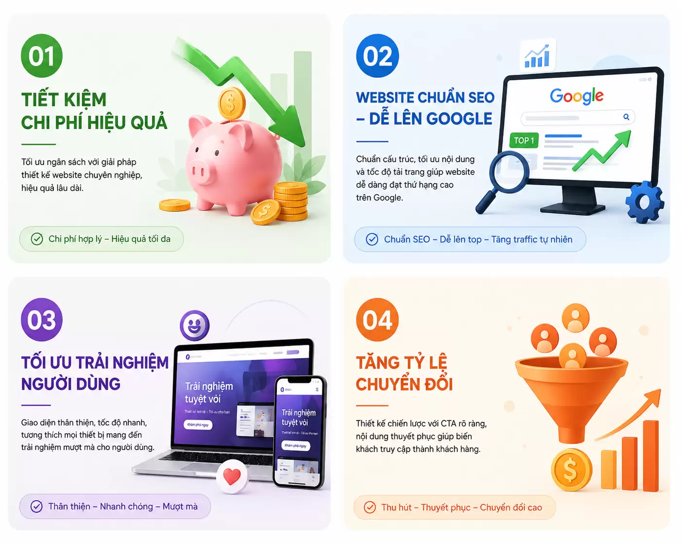 Thiết kế website trọn gói giá rẻ Hà Nội – Giải pháp tối ưu chi phí, bứt phá doanh thu