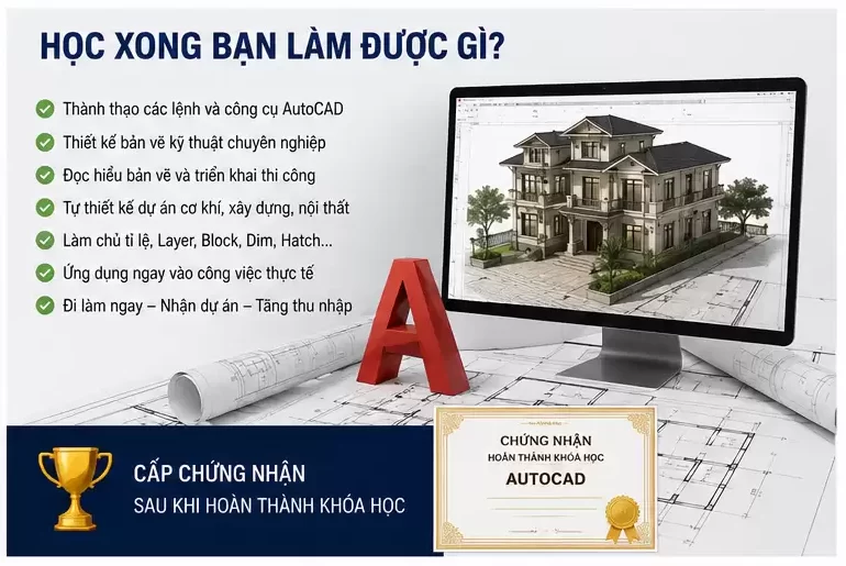Khóa Học AutoCAD Tại Từ Sơn Bắc Ninh