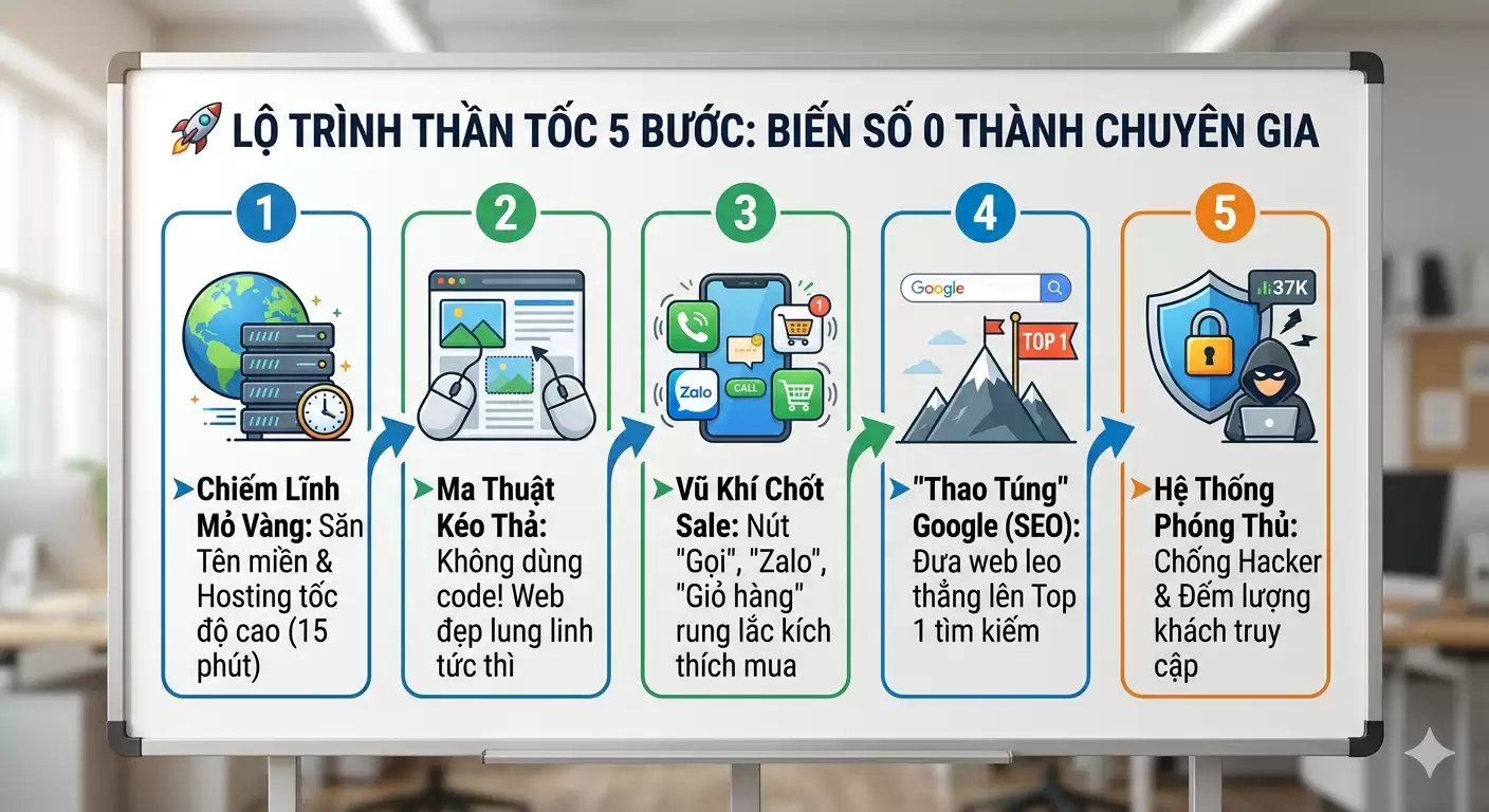 Top 1 Khóa Học Thiết Kế Website Tại Tam Điệp – Học Xong Kiếm 50–100 Triệu/Tháng