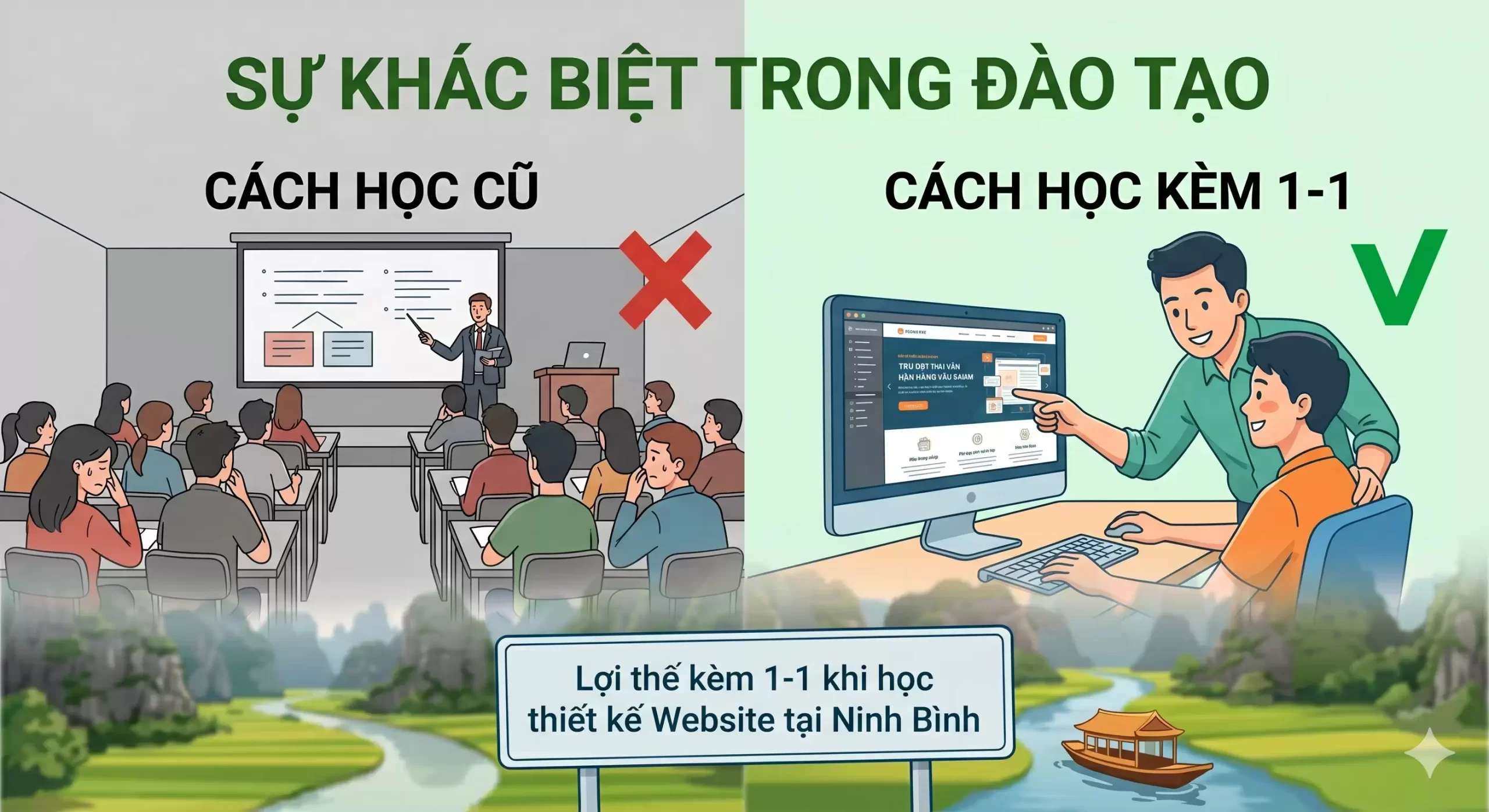 học thiết kế Website tại Ninh Bình – Thành thạo sau 3 tháng, cam kết đầu ra
