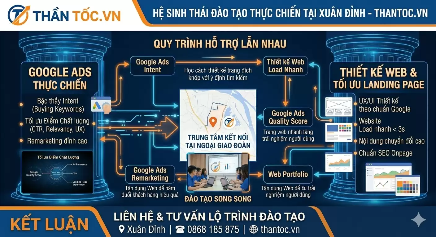 Khóa Học Google Ads Tại Xuân Đỉnh: Dừng Lãng Phí Tiền – Bắt Đầu Ra Đơn Thực Chiến
