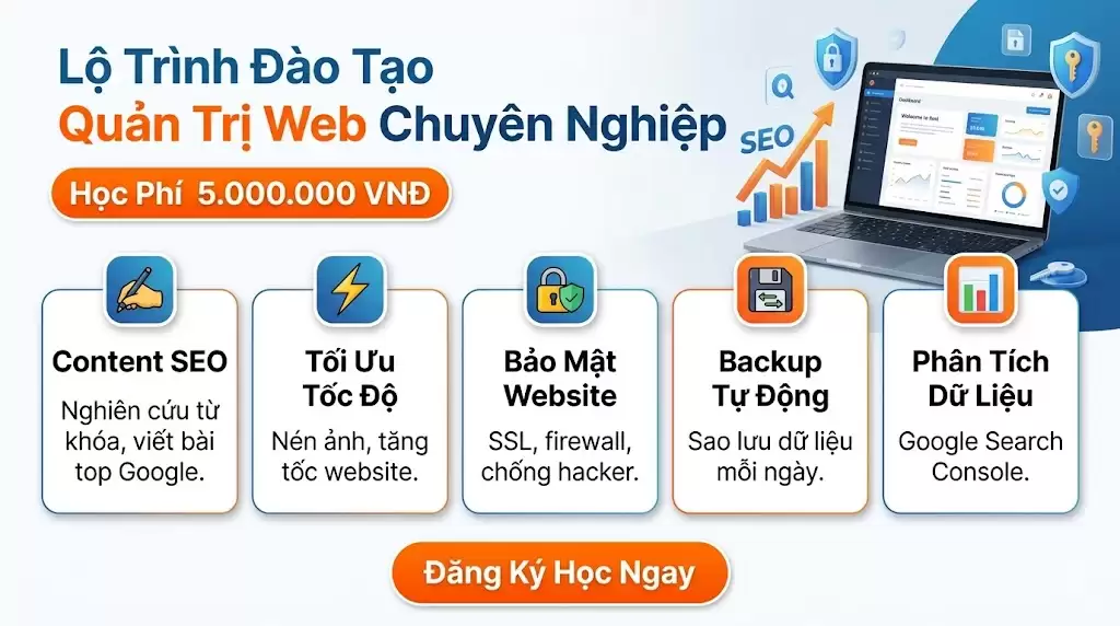 Khóa Học Quản Trị Website Tại Thái Nguyên