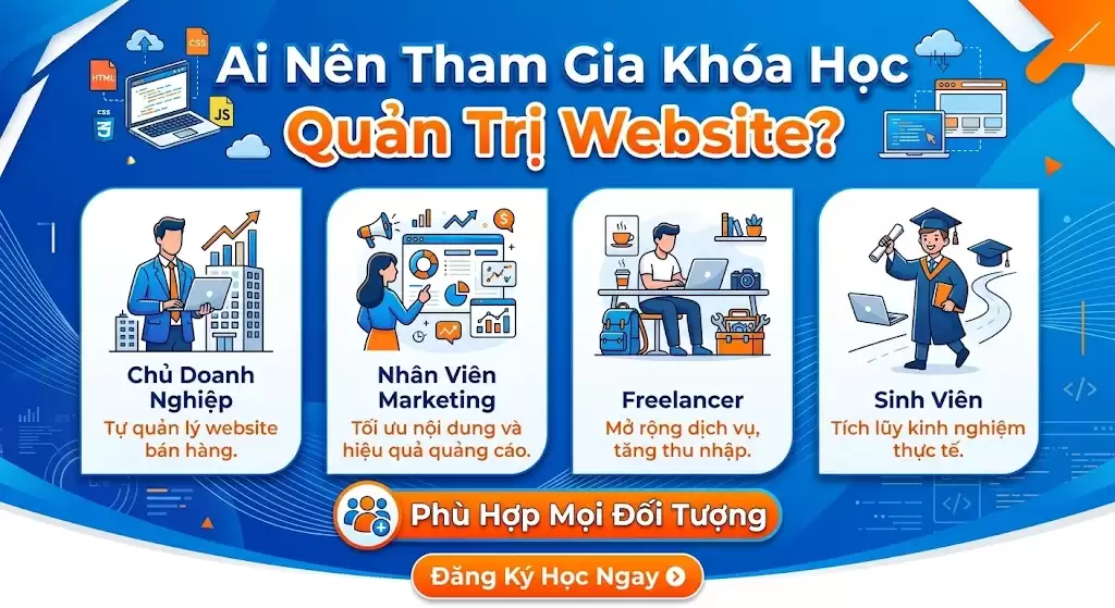 Khóa Học Quản Trị Website Tại Thái Nguyên
