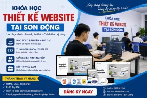 Khóa Học Thiết Kế Website Tại Sơn Động