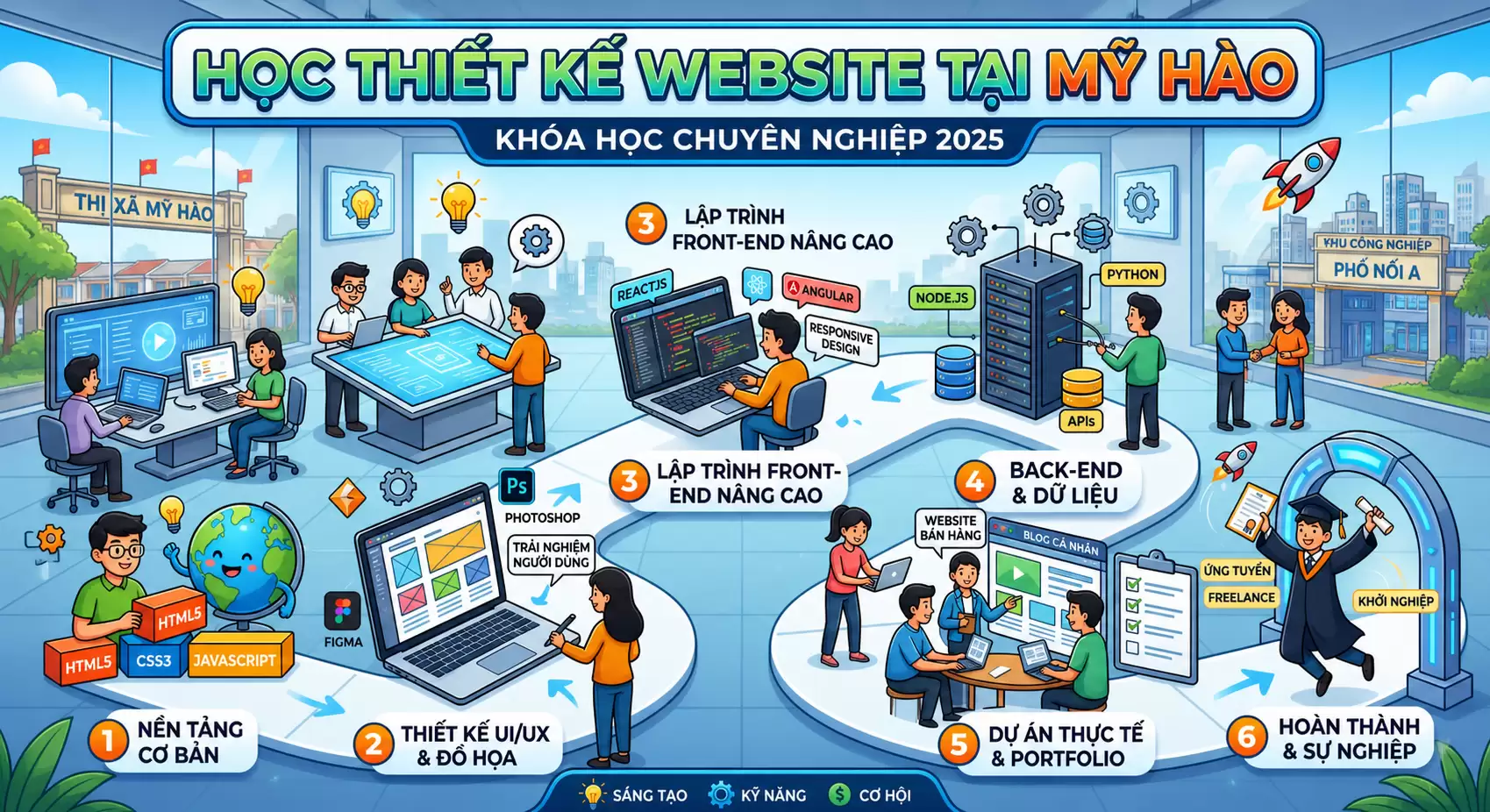 Người mới bắt đầu học thiết kế web tại Mỹ Hào cần biết điều này! 1 Người mới bắt đầu học thiết kế web tại Mỹ Hào cần biết điều này!