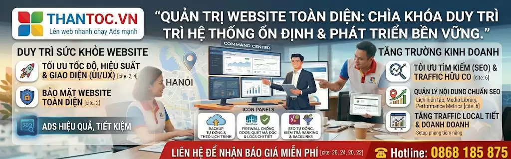 Dịch Vụ Quản Trị Website Tại Phường Xuân Phương Chuyên Nghiệp Giúp Doanh Nghiệp Tăng Trưởng Bền Vững 4 Các hạng mục quản trị website tại Xuân Phương