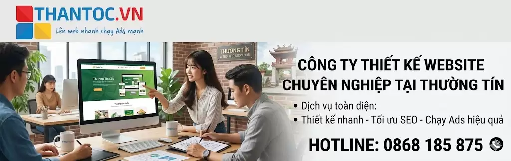 Dịch Vụ Thiết Kế Website Tại Xã Thường Tín