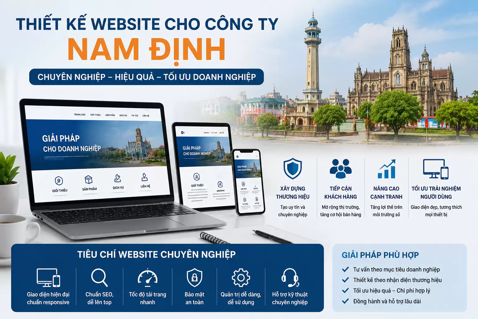 Thiết Kế Website Cho Công Ty Nam Định Chuyên Nghiệp, Chuẩn SEO 1 Thiết Kế Website Cho Công Ty Nam Định Chuyên Nghiệp, Chuẩn SEO