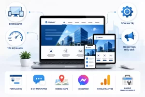 Thiết Kế Website Cho Công Ty Vĩnh Phúc Uy Tín