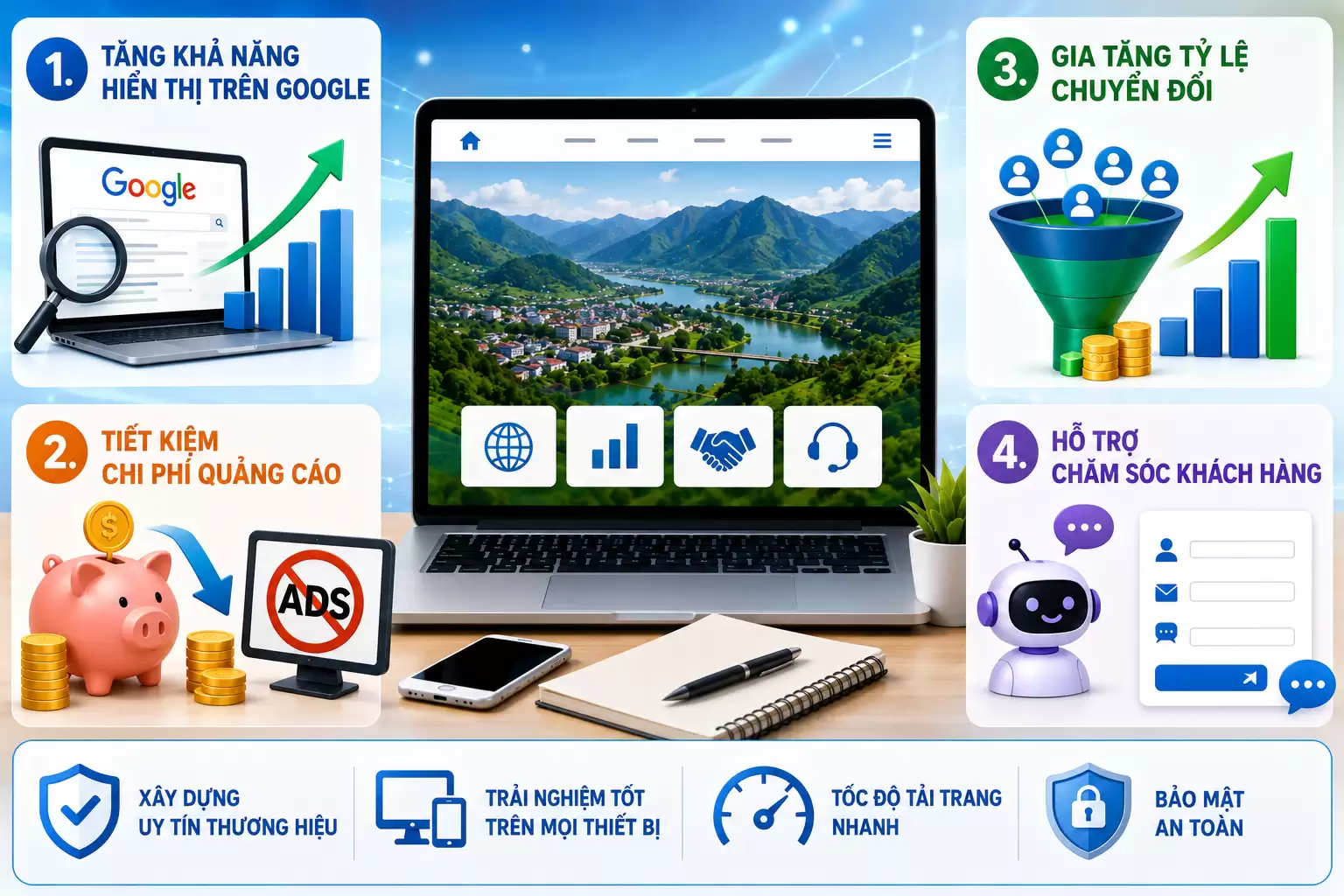 Thiết Kế Website Cho Công Ty Lai Châu Chuyên Nghiệp, Chuẩn SEO