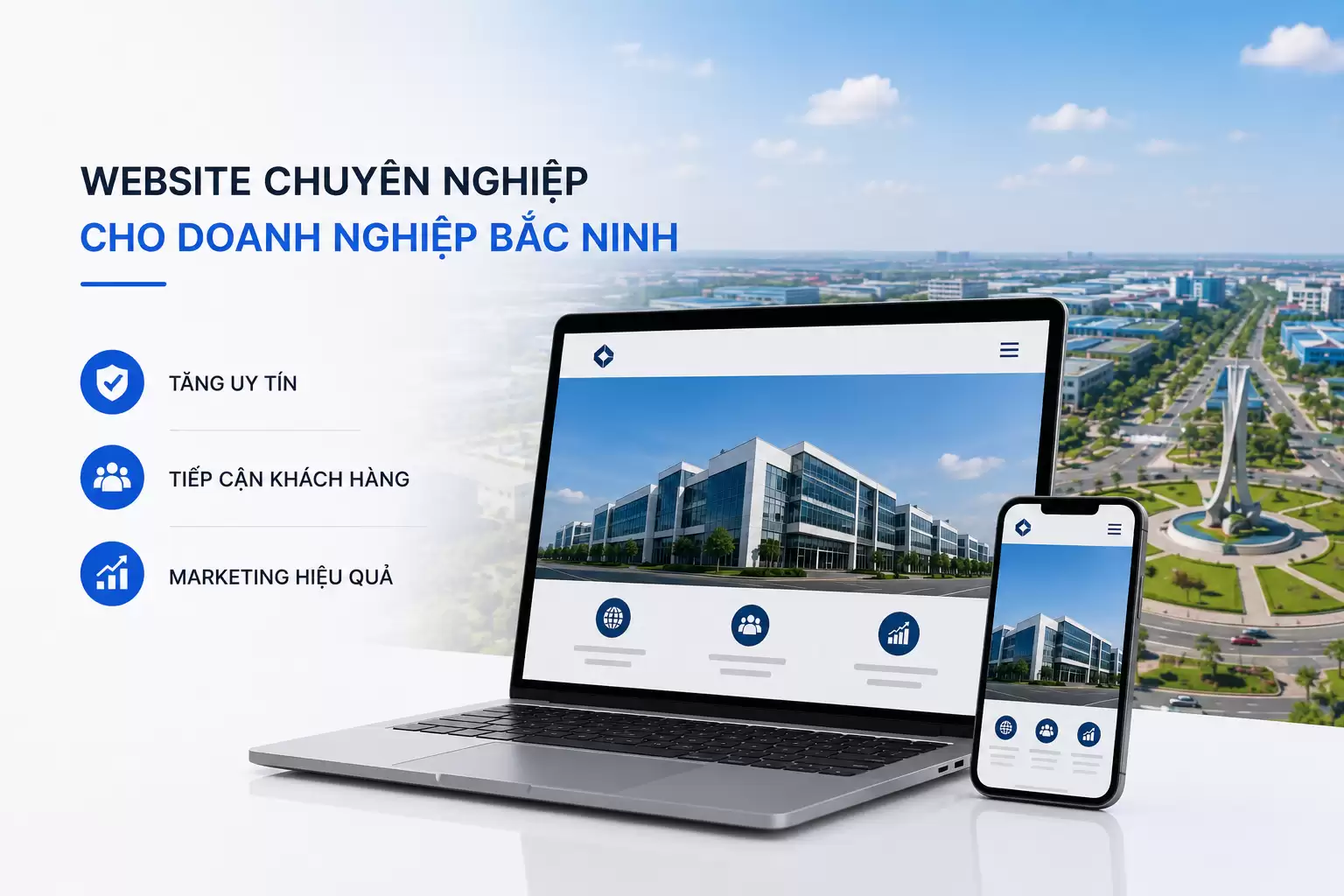 Thiết Kế Website Cho Công Ty Bắc Ninh Chuyên Nghiệp, Chuẩn SEO