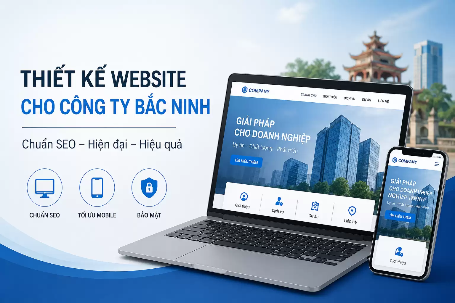 Thiết Kế Website Cho Công Ty Bắc Ninh Chuyên Nghiệp, Chuẩn SEO