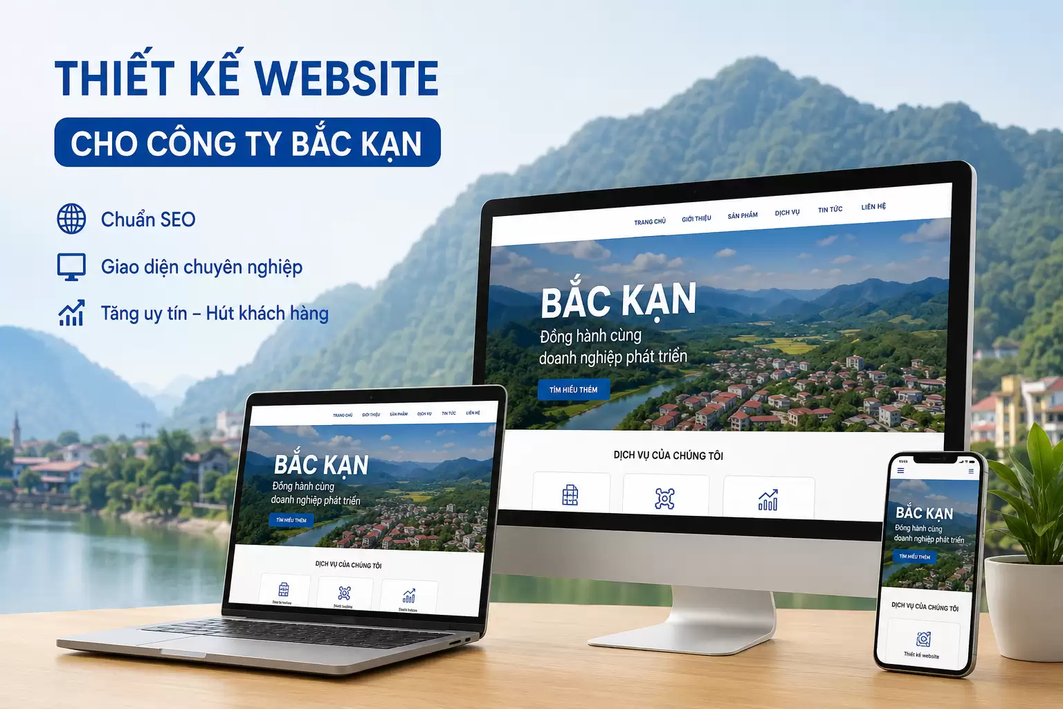 Thiết Kế Website Cho Công Ty Bắc Kạn Chuyên Nghiệp, Chuẩn SEO