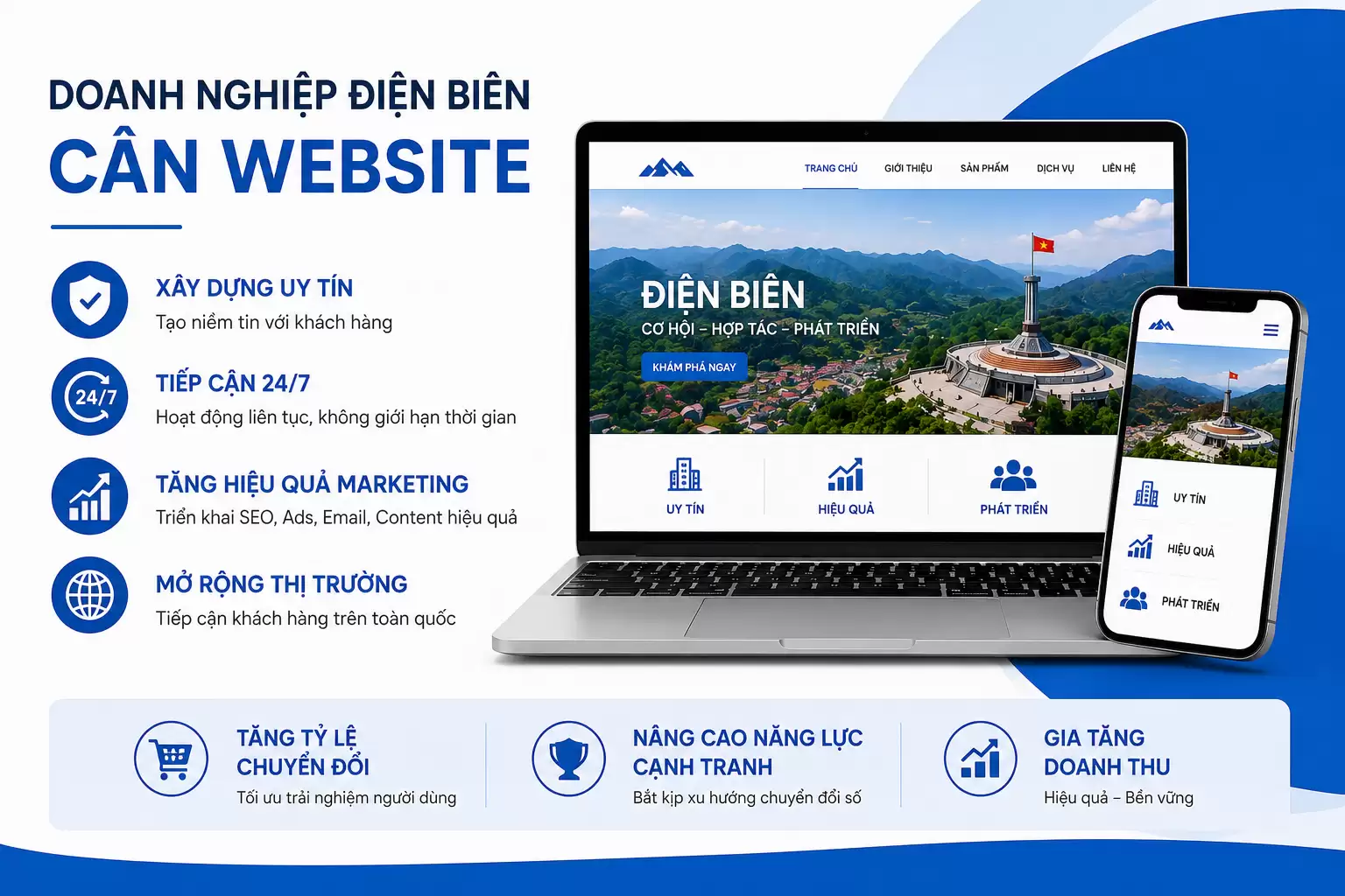 Thiết Kế Website Cho Công Ty Điện Biên Uy Tín, Hiệu Quả