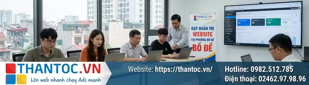 Quản Trị Website Tại Phường Bồ Đề