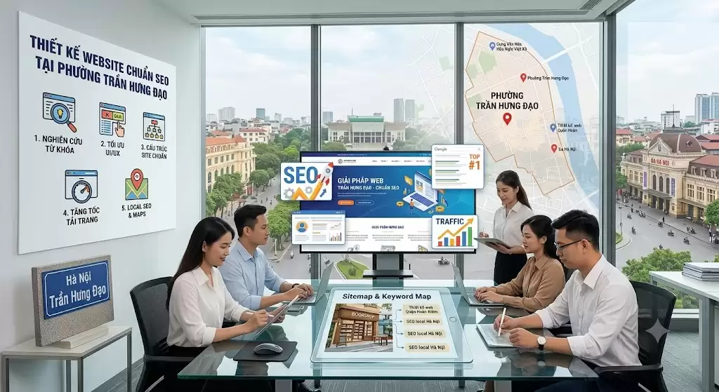 Thiết Kế Website Chuẩn SEO Tại Phường Trần Hưng Đạo