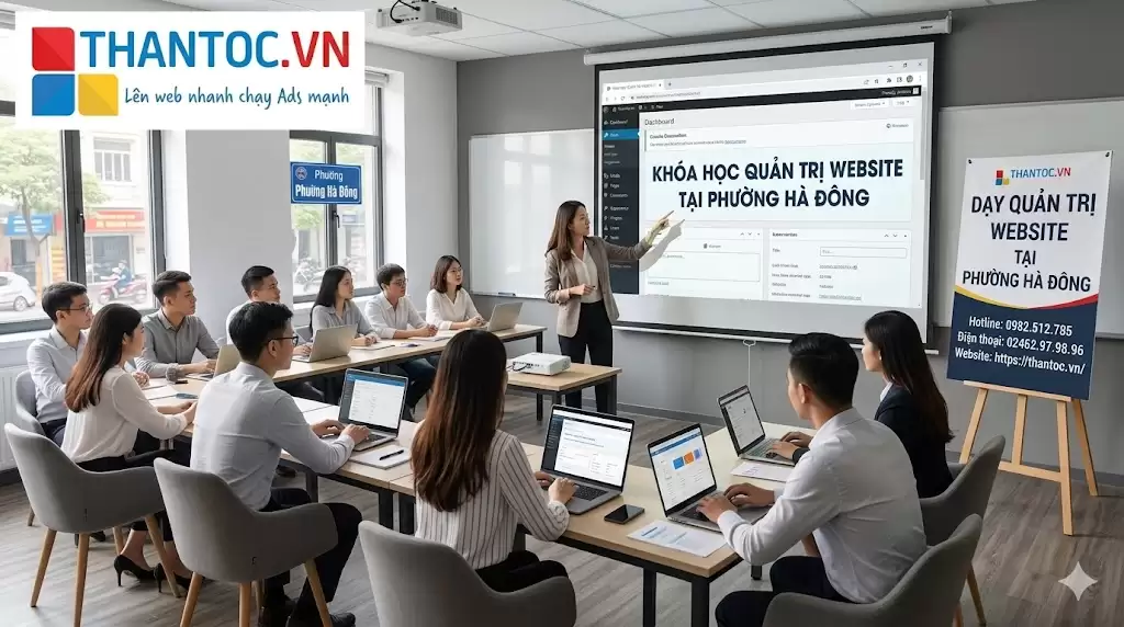 Quản Trị Website Tại Phường Hà Đông