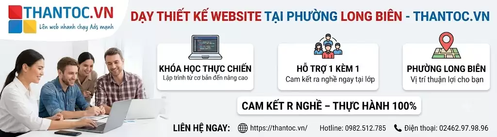 Thiết Kế Website Tại Phường Long Biên