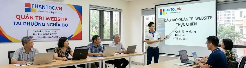 Quản Trị Website Tại Phường Nghĩa Đô