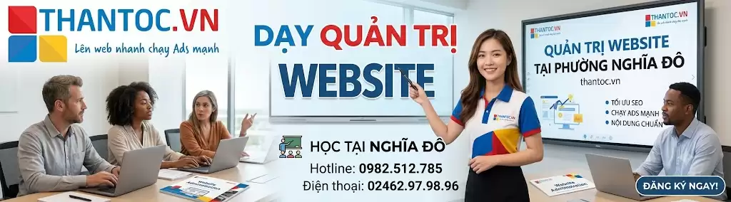 Quản Trị Website Tại Phường Nghĩa Đô