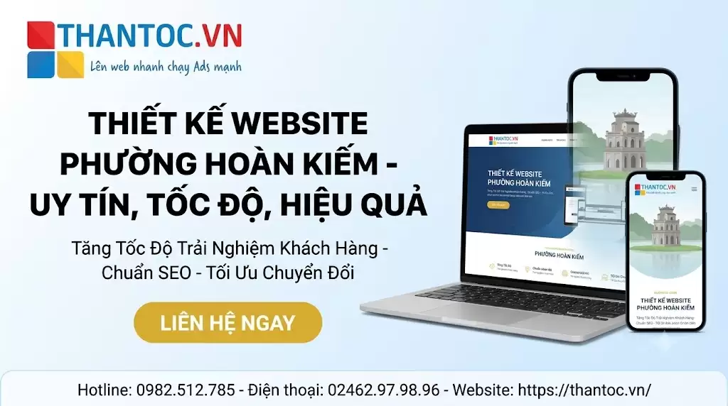 Thiết Kế Website Tại Phường Hoàn Kiếm