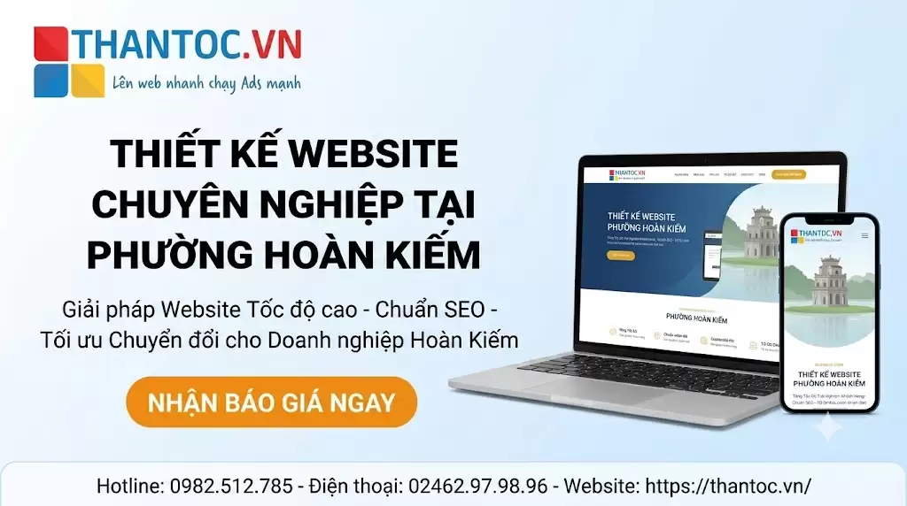 Thiết Kế Website Tại Phường Hoàn Kiếm