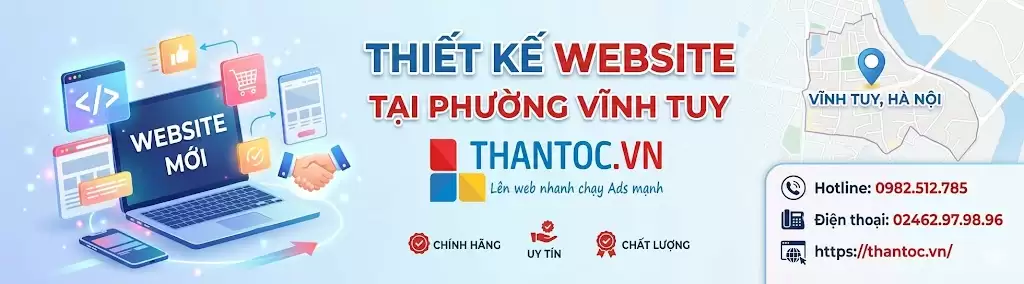 Thiết Kế Website Tại Phường Vĩnh Tuy 3 Thiết Kế Website Tại Phường Vĩnh Tuy